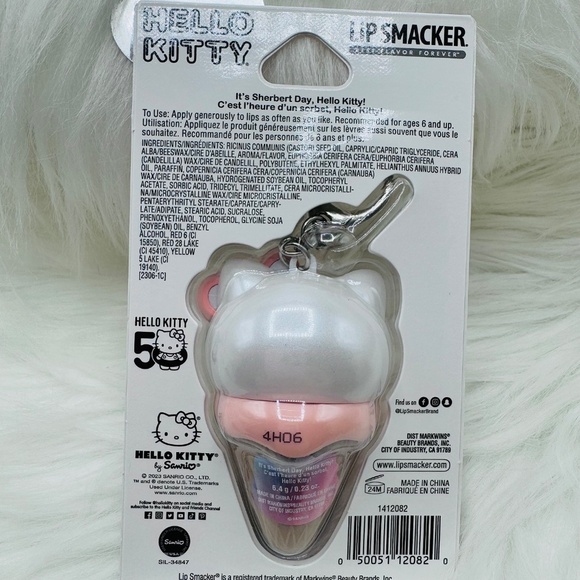 Hello Kitty Coin Purse W/ key chain and Hello Kitty Lip Smacker Keychain Bundle - Picture 4 of 6